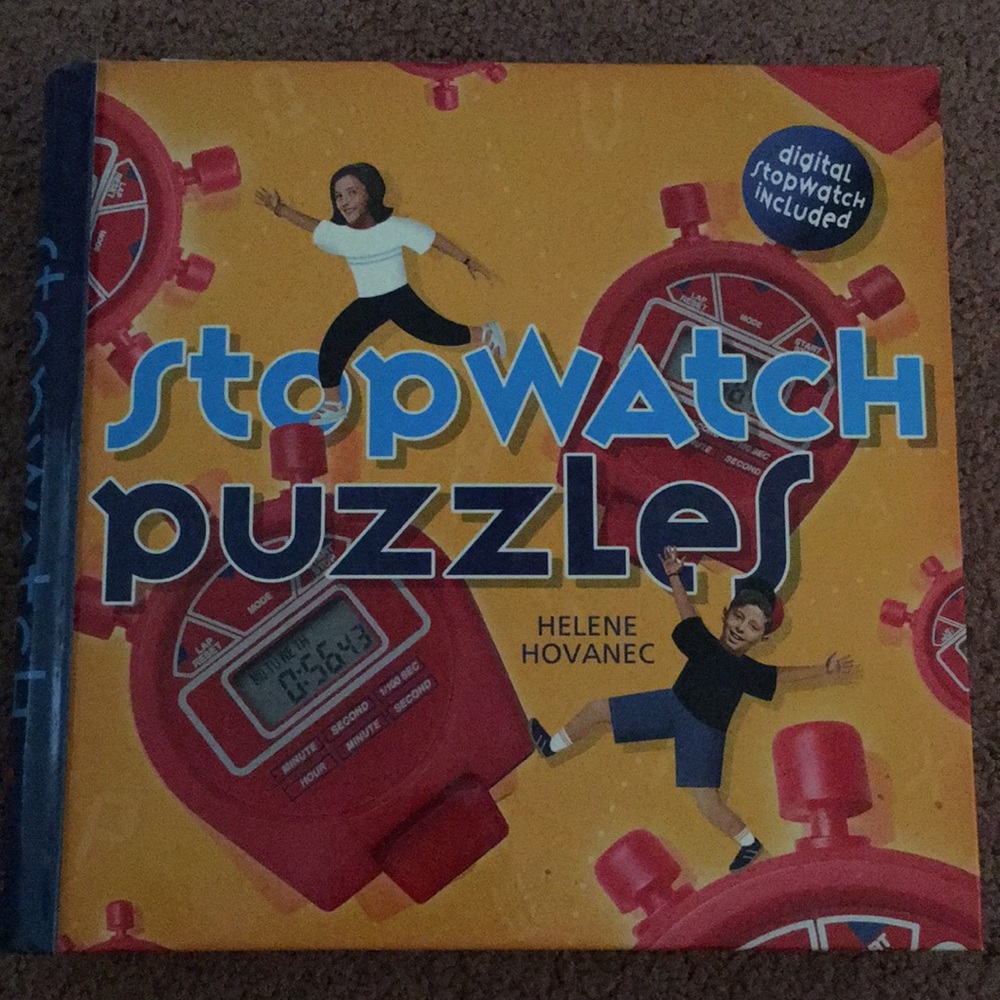 🐳Never used stopwatch puzzle book🐳